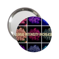 Floral Intensity Increases  2 25  Handbag Mirrors by okhismakingart