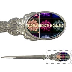 Floral Intensity Increases  Letter Opener by okhismakingart