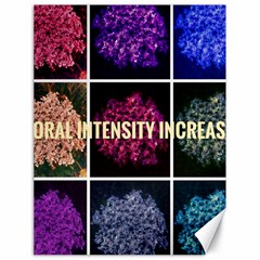 Floral Intensity Increases  Canvas 18  X 24  by okhismakingart