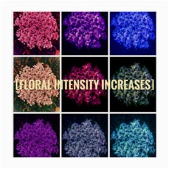 Floral Intensity Increases  Medium Glasses Cloth by okhismakingart