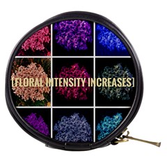 Floral Intensity Increases  Mini Makeup Bag by okhismakingart