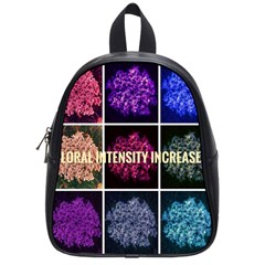 Floral Intensity Increases  School Bag (small) by okhismakingart