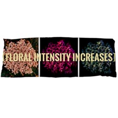 Floral Intensity Increases  Body Pillow Case Dakimakura (two Sides) by okhismakingart