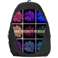 Floral Intensity Increases  Backpack Bag by okhismakingart