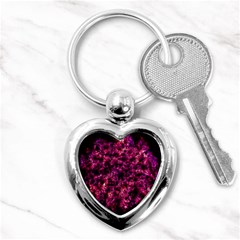 Queen Annes Lace in Red Key Chains (Heart) 