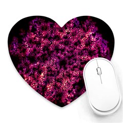 Queen Annes Lace in Red Heart Mousepads