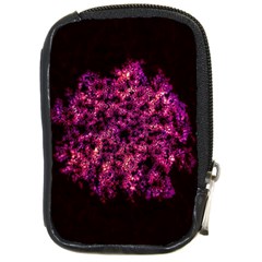 Queen Annes Lace in Red Compact Camera Leather Case