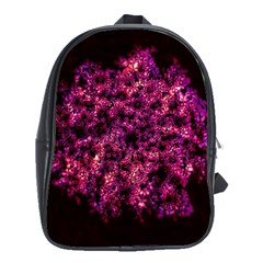 Queen Annes Lace in Red School Bag (XL)