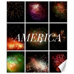 America Canvas 20  X 24  by okhismakingart