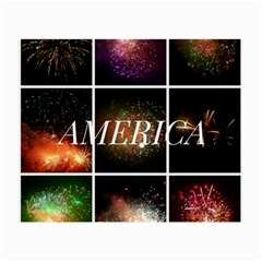 America Small Glasses Cloth (2-side) by okhismakingart