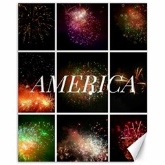 America Canvas 11  X 14  by okhismakingart