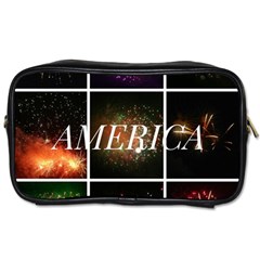 America Toiletries Bag (two Sides) by okhismakingart