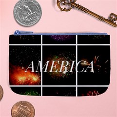 America Large Coin Purse by okhismakingart