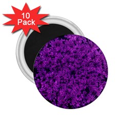 Queen Annes Lace In Purple 2 25  Magnets (10 Pack)  by okhismakingart