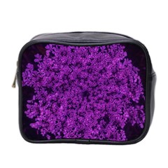 Queen Annes Lace In Purple Mini Toiletries Bag (two Sides) by okhismakingart