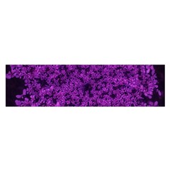 Queen Annes Lace In Purple Satin Scarf (oblong) by okhismakingart