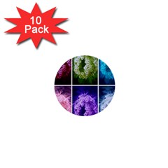 Closing Queen Annes Lace Collage (horizontal) 1  Mini Buttons (10 Pack)  by okhismakingart