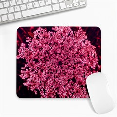 Queen Annes Lace In Red Part Ii Large Mousepads by okhismakingart