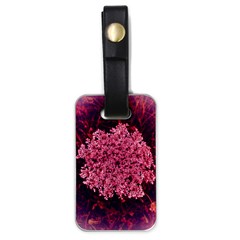 Queen Annes Lace In Red Part Ii Luggage Tags (one Side)  by okhismakingart