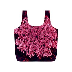 Queen Annes Lace In Red Part Ii Full Print Recycle Bag (s) by okhismakingart