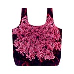 Queen Annes Lace in Red Part II Full Print Recycle Bag (M) Front