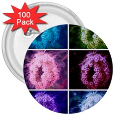 Closing Queen Annes Lace Collage (vertical) 3  Buttons (100 Pack)  by okhismakingart