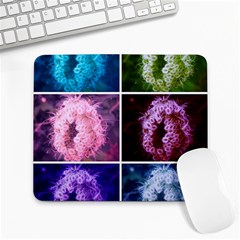 Closing Queen Annes Lace Collage (vertical) Large Mousepads by okhismakingart