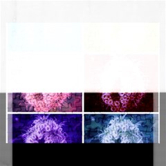 Closing Queen Annes Lace Collage (vertical) Rectangular Jigsaw Puzzl by okhismakingart