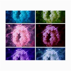 Closing Queen Annes Lace Collage (vertical) Small Glasses Cloth by okhismakingart