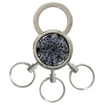 Queen Annes Lace in White 3-Ring Key Chains Front