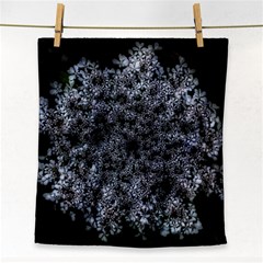 Queen Annes Lace In White Face Towel by okhismakingart