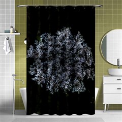 Queen Annes Lace In White Shower Curtain 48  X 72  (small)  by okhismakingart