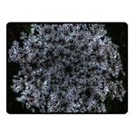 Queen Annes Lace in White Double Sided Fleece Blanket (Small)  45 x34  Blanket Front