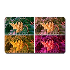 Sideways Sumac Collage Magnet (rectangular) by okhismakingart