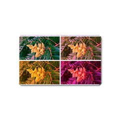 Sideways Sumac Collage Magnet (name Card) by okhismakingart