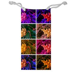 Sideways Sumac Collage Jewelry Bag by okhismakingart