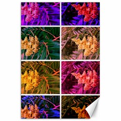 Sideways Sumac Collage Canvas 20  X 30  by okhismakingart