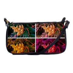 Sideways Sumac Collage Shoulder Clutch Bag by okhismakingart