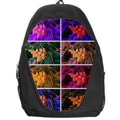 Sideways Sumac Collage Backpack Bag by okhismakingart