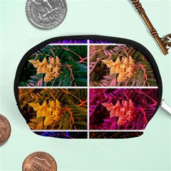 Sideways Sumac Collage Accessory Pouch (medium) by okhismakingart