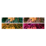 Sideways Sumac Collage Satin Scarf (Oblong) Front