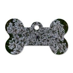 Queen Annes Lace Original Dog Tag Bone (two Sides) by okhismakingart