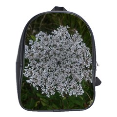 Queen Annes Lace Original School Bag (large) by okhismakingart