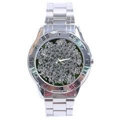 Queen Annes Lace Original Stainless Steel Analogue Watch by okhismakingart