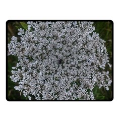 Queen Annes Lace Original Double Sided Fleece Blanket (small)  by okhismakingart