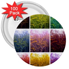 Goldenrod Collage 3  Buttons (100 Pack)  by okhismakingart