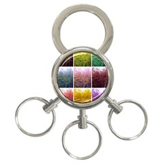 Goldenrod Collage 3-ring Key Chains by okhismakingart