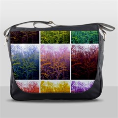 Goldenrod Collage Messenger Bag by okhismakingart