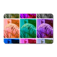 Color Block Queen Annes Lace Collage Magnet (rectangular) by okhismakingart