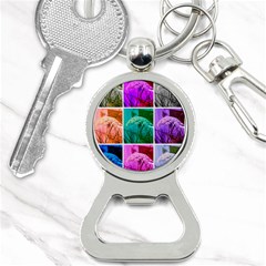 Color Block Queen Annes Lace Collage Bottle Opener Key Chains by okhismakingart